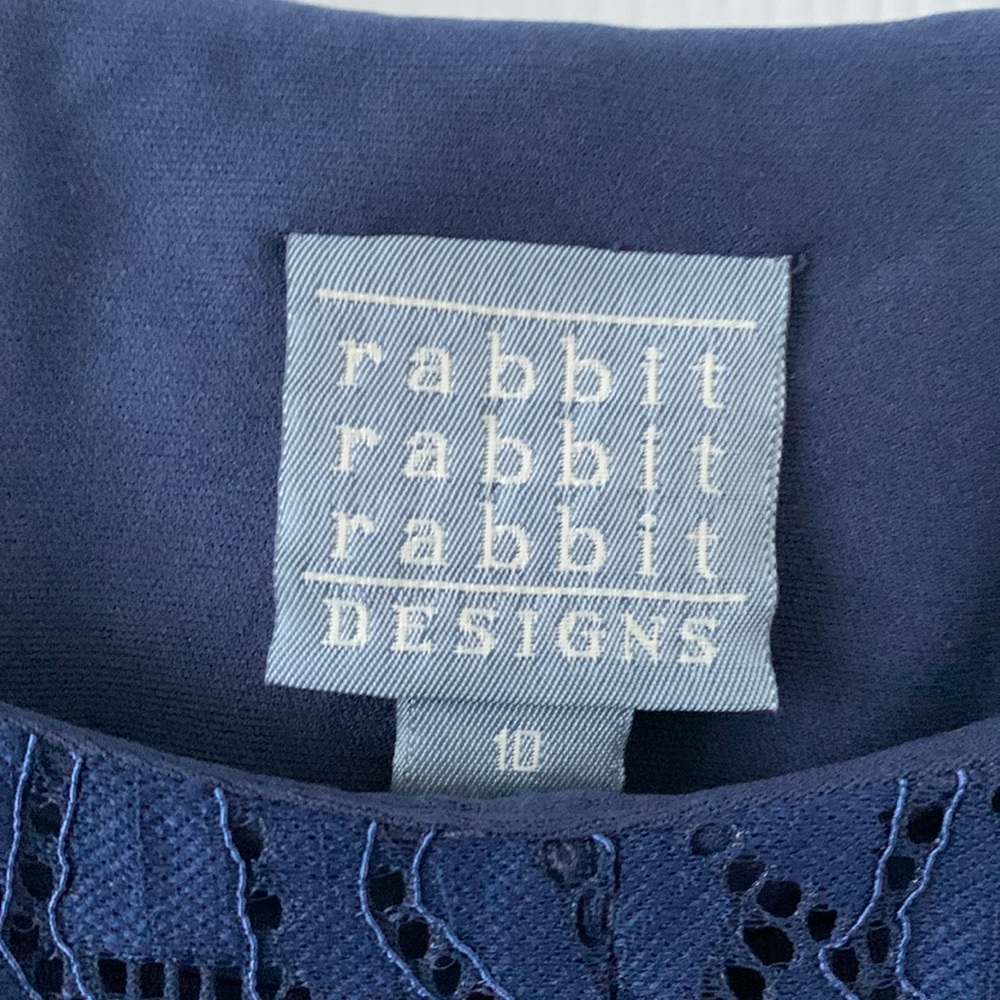 Rabbit Rabbit Rabbit Blue A-Line Cocktail Dress - Picture 2 of 3